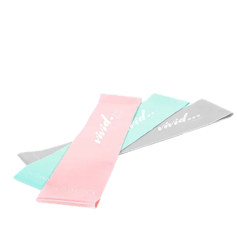 Gymstick Vivid Mini Band Set, 3 st